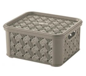 Box plastový 1,4L, mokka, "Arianna", TONTARELLI