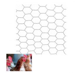 Pletivo šesťhranné HEX 25x25mm/0,8x1000mm, 10m, pozinkované, GARDENKUS chovateľské