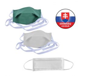 Rúško ochranné, bavlnené, 2-vrstvové