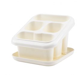 Odkvapkávač0 na príbor plastový 16x18x13cm biely "Portaposate" TONTARELLI