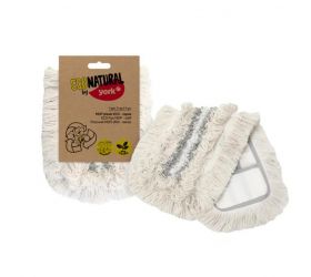 Náhrada na plochý mop, ECO NATURAL, strapcový
