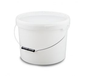 Vedro okrúhle biele 15.9 L s vekom