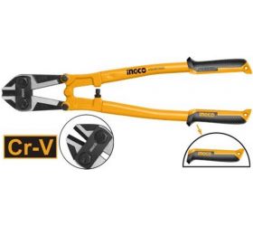 Pákové kliešte 14"/350 mm, CrV, kalené čeľuste, ergonomická TPR rukoväť, INGCO