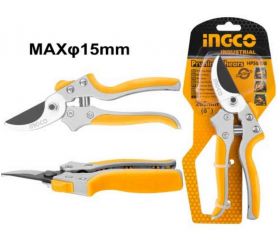 Nožnice záhradné 205mm ergonomické INGCO