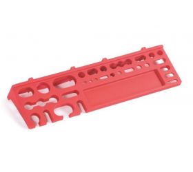 Polica stredná BINEER 384x111mm, sada 2ks