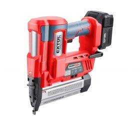 EXTOL PREMIUM Akumulátorová klincovačka / sponkovačka Share 20V, 1x 2Ah Li-ion, 2,4 A nabíjačka, klince 40 mm, spony 50 mm