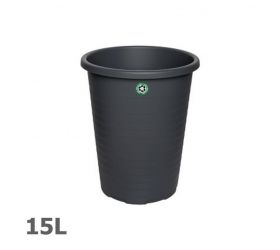 Kôš na papier, 15l, ECO plast, sivý