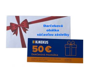Darčeková poukážka 50 €, poštou