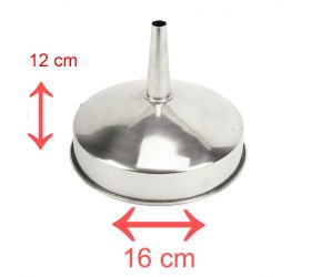 Lievik 16cm, nerezový