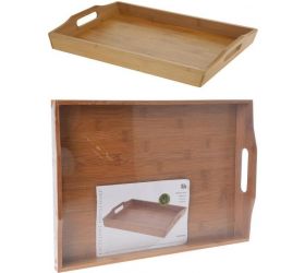 Podnos obdĺžnik 43x29x5cm s rúčkami, bambus