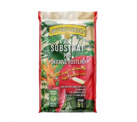 Substrát pre izbové rastliny, 5l, NATURE GARDEN
