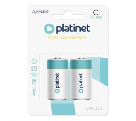 Monočlánok alkalický C/LR14 1,5V, blister 2ks PLATINET,bateria