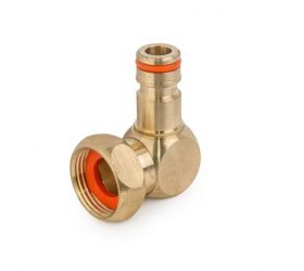 Adapter  3/4" . rychlospojka mosadz, rohová
