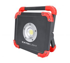 EXTOL LIGHT Svietidlo akumulátorové LED, 20W COB LED, 3,7V/6,6Ah Li-ion