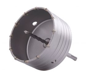EXTOL PREMIUM Vrták korunkový 125mm, SDS-plus, hĺbka vrtu 50mm, M22, karbidové hroty