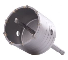 EXTOL PREMIUM Vrták korunkový 73mm, SDS-plus, s SK plátkami