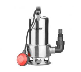 EXTOL PREMIUM Čerpadlo ponorné kalové antikorové 1100W, max. 15000l/hod, výtlak 9,5m