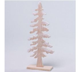 Dekorácia strom 13x5x30 cm drevo natur