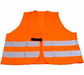 Vesta signálna s reflexnými pásmi, oranžová