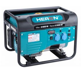 Elektrocentrála rámová benzínová 1F, 2,8kW, HERON