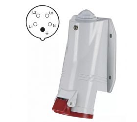 Zásuvka 5P 32A/400V IP44 Twist