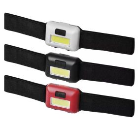 COB LED čelovka P3538, 110 lm, 3× AAA, mix farieb