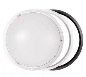LED svietidlo prisadené kruhové, 14W, neutrálna biela, priemer 21,5cm, čierna/biela, bez senzoru