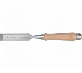 Dláto s drevenou rukoväťou, 25mm, dĺžka 280mm, CrV, EXTOL PREMIUM