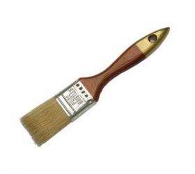 Štetec plochý 1''/25mm drevená rukoväť, organický vlas