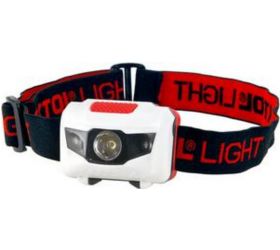 Čelovka 1W + 2LED, 4 režimy svietenia, max. dosvit 15m