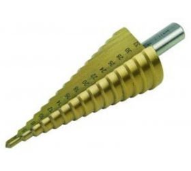 Vrták stupňovitý 4-20mm, stupňovanie 2mm, 9 otvorov