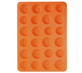 Forma silikónová, venček 24cm malý, oranžový