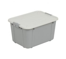 Box s vrchnákom 16 l plastový, mix farieb