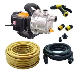 Čerpadlo záhradné prúdové REJP 1000 inox SET s príslušenstvom