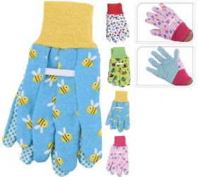 Rukavice záhradné detské 18 cm farebné