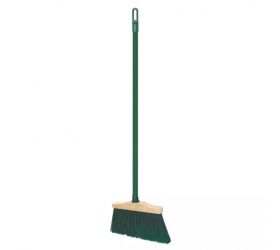 Metla drevená + nasada 30cm s pevným dlhým plastovým vlasom