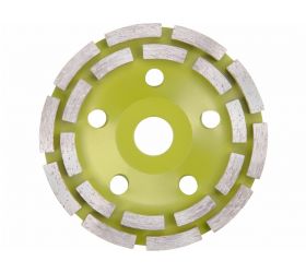Kotúč brúsny diamantový dvojradový, 125mm, pozdĺžne lamely
