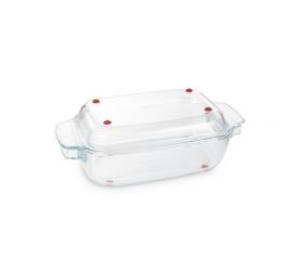 Pekáč s poklopom GrandCHEF 34x19 cm, sklenený