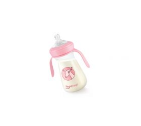 Fľaša PAPU PAPI 250 ml, ružová