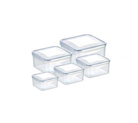 Dózy plastové FRESHBOX 5ks, štvorcová