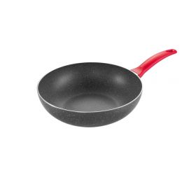 Wok MANICO ROSSO, 28cm
