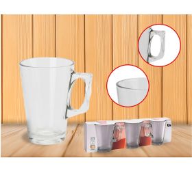 Hrnček sklenený 250ml, balenie 3ks