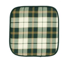 Poduška sedák 42x40x2 cm zelená KARO BASIC DOPPLER