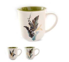 Hrnček porcelánový 400ml BIONICO, mix 3 vzorov