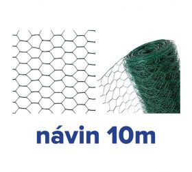 Pletivo chovateľské HEX, 13/1x1000mm, 10m, zajačie, PVC