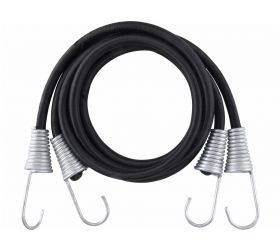 Popruh elastický s hákmi extra silný, 150cm x pr. 12mm, 2ks, pozinkované háky pr. 4mm