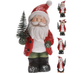 Postavička vianočná figúrka 24 cm keramika mix