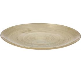 Tanier zlatý 28 cm sklenený 