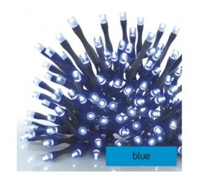 Reťaz connect 100 LED 10m IP44 modrá