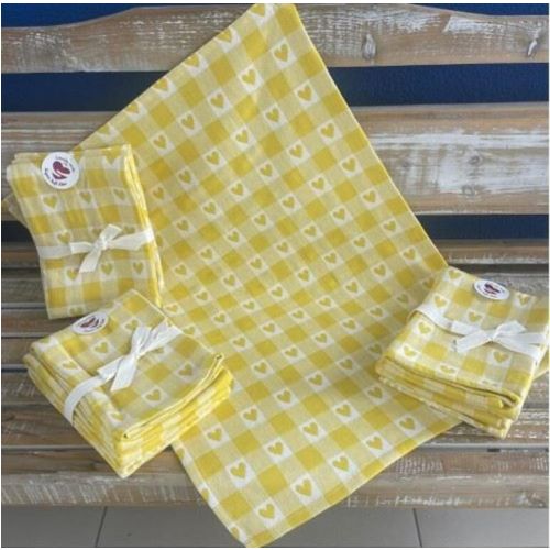 Utierka kuchynská bavlnená tkaná Super soft žltá 3ks, 50x70cm, 270 g/m2 KLC